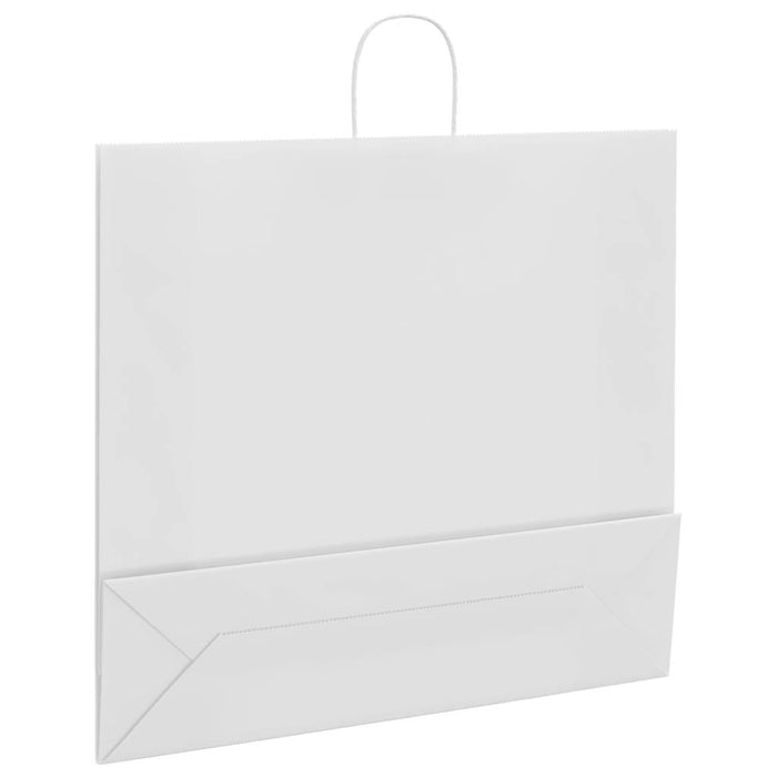 Pungi de hârtie 250 buc cu mânere albe 54x15x49 cm WALTI
