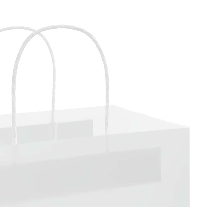 Pungi de hârtie 250 buc cu mânere albe 54x15x49 cm WALTI