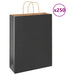 Pungi de hârtie 250 buc cu mânere negre 32x12x42 cm - WALTI WALTI