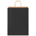 Pungi de hârtie 250 buc cu mânere negre 32x12x42 cm - WALTI WALTI