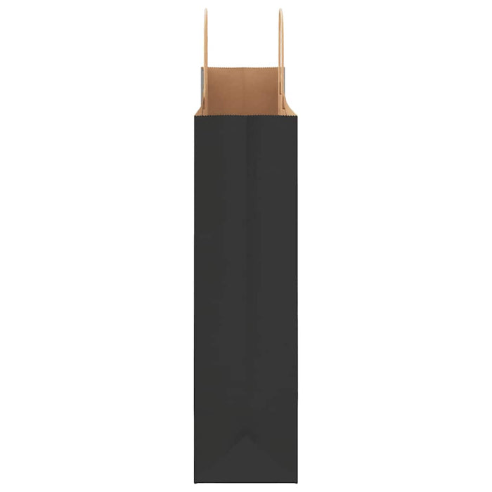 Pungi de hârtie 250 buc cu mânere negre 32x12x42 cm - WALTI WALTI