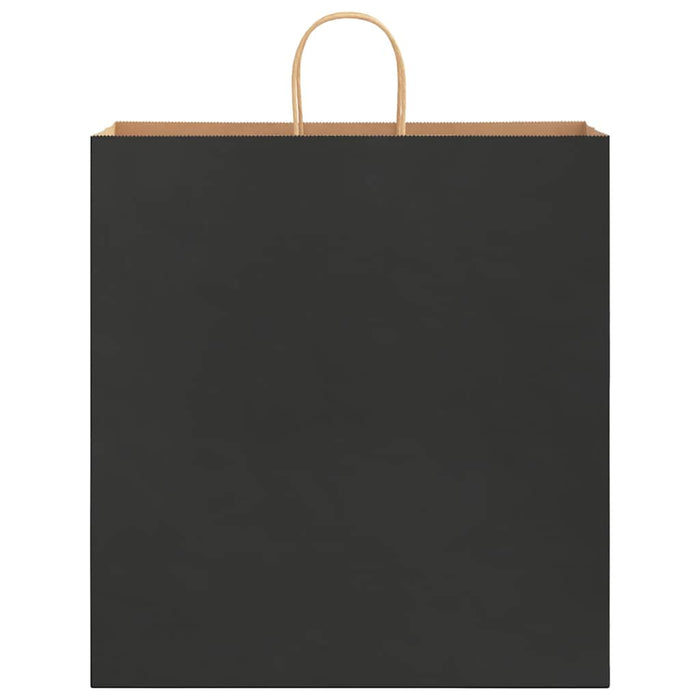 Pungi de hârtie 250 buc cu mânere negre 45x17x48 cm WALTI