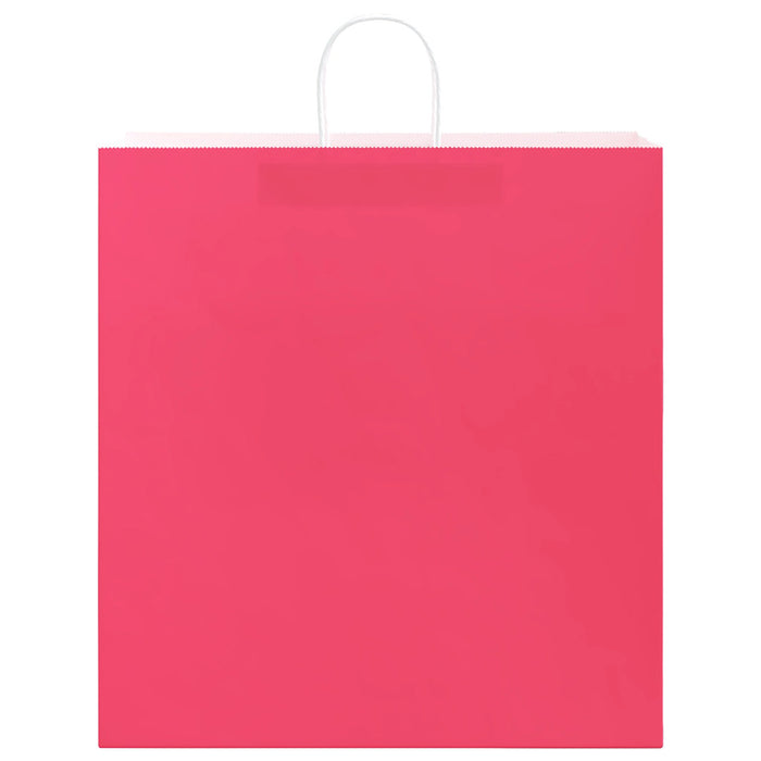 Pungi de hârtie 50 buc cu mânere roz 45x17x48 cm - WALTI WALTI