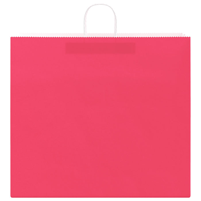 Pungi de hârtie 50 buc cu mânere roz 54x15x49 cm WALTI