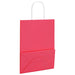Pungi de hârtie 250 buc cu mânere roz 21x11x28 cm - WALTI WALTI