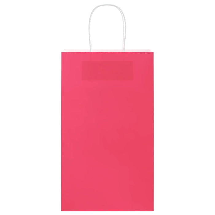 Pungi de hârtie 250 buc cu mânere roz 21x11x36 cm - WALTI WALTI