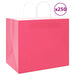 Pungi de hârtie 250 buc cu mânere roz 32x22x28 cm - WALTI WALTI