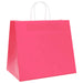 Pungi de hârtie 250 buc cu mânere roz 32x22x28 cm - WALTI WALTI