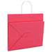 Pungi de hârtie 250 buc cu mânere roz 32x22x28 cm - WALTI WALTI