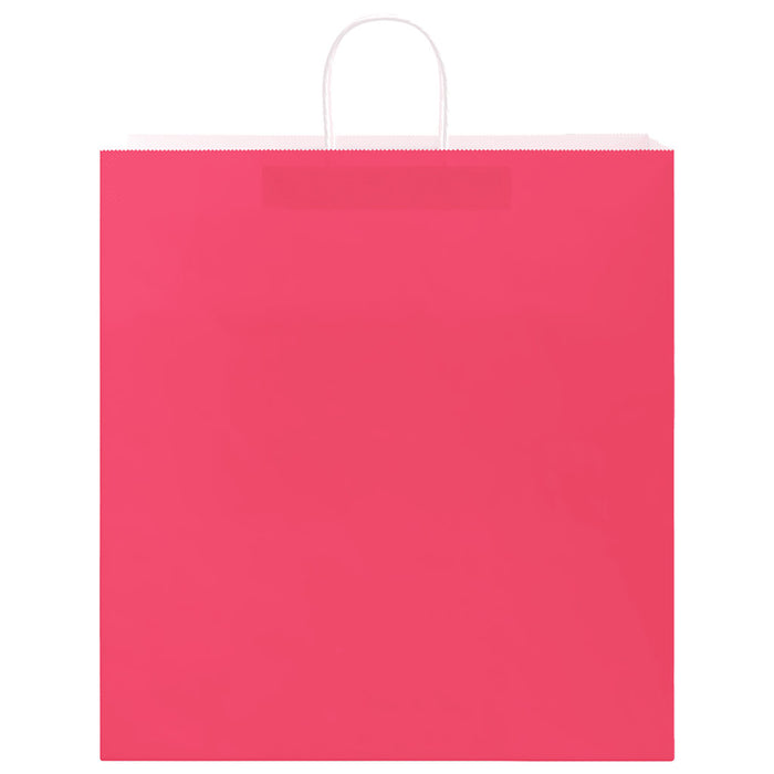 Pungi de hârtie 250 buc cu mânere roz 45x17x48 cm - WALTI WALTI