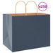 Pungi de hârtie 250 buc cu mânere Albastre 32x22x24 cm - WALTI WALTI