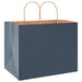 Pungi de hârtie 250 buc cu mânere Albastre 32x22x24 cm - WALTI WALTI