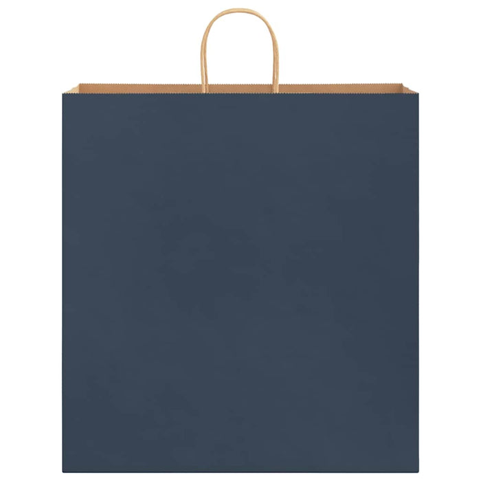 Pungi de hârtie 250 buc cu mânere Albastre 45x17x48 cm WALTI