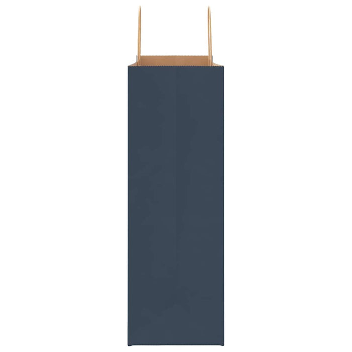 Pungi de hârtie 250 buc cu mânere Albastre 45x17x48 cm WALTI