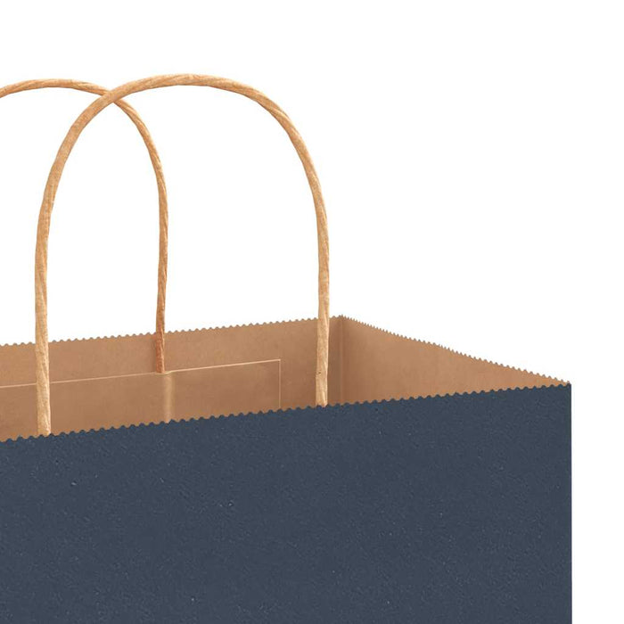 Pungi de hârtie 250 buc cu mânere Albastre 45x17x48 cm WALTI
