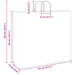 Saci de hârtie 250 buc cu mânere Albastru 54x15x49 cm - WALTI WALTI