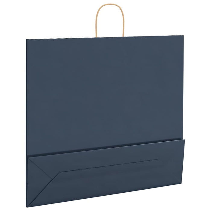 Saci de hârtie 250 buc cu mânere Albastru 54x15x49 cm - WALTI WALTI