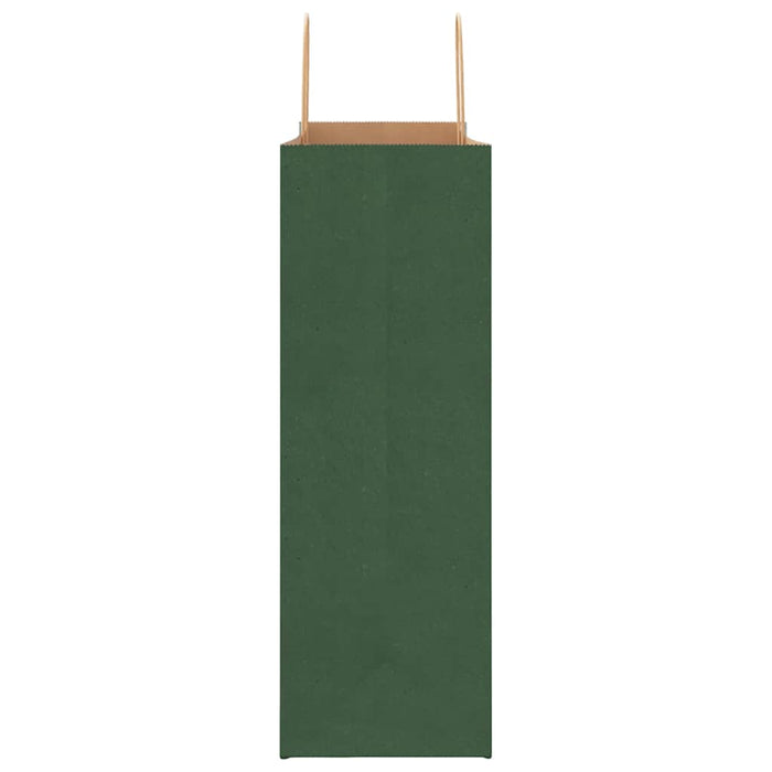 Saci de hârtie 250 buc cu mânere verde 45x17x48 cm WALTI