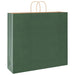 Pungi de hârtie 250 buc cu mânere verde 54x15x49 cm - WALTI WALTI