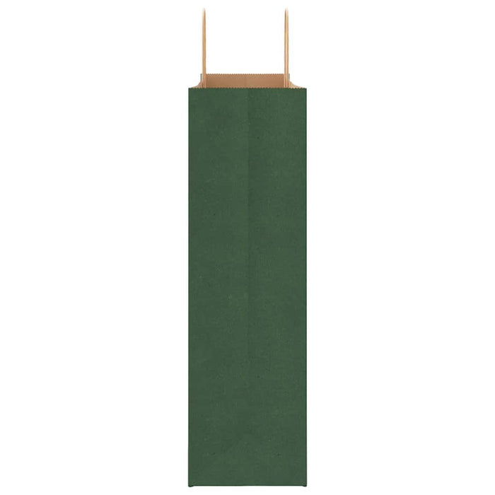 Pungi de hârtie 250 buc cu mânere verde 54x15x49 cm - WALTI WALTI