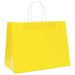 Pungi de hârtie 50 buc cu mânere galbene 32x17x25 cm - WALTI WALTI