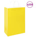 Pungi de hârtie 250 buc cu mânere galbene 32x17x44 cm - WALTI WALTI