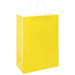 Pungi de hârtie 250 buc cu mânere galbene 32x17x44 cm - WALTI WALTI