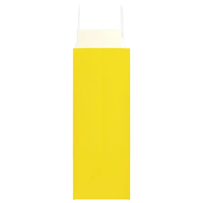 Pungi de hârtie 250 buc cu mânere galbene 32x17x44 cm - WALTI WALTI