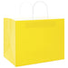 Pungi de hârtie 250 buc cu mânere galbene 32x22x24 cm - WALTI WALTI
