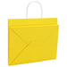 Pungi de hârtie 250 buc cu mânere galbene 32x22x24 cm - WALTI WALTI