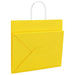 Pungi de hârtie 250 buc cu mânere galbene 32x22x28 cm - WALTI WALTI