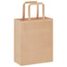 Pungi de hârtie 50 buc cu mânere maro 18x8x22 cm - WALTI WALTI