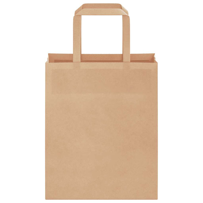 Pungi de hârtie 50 buc cu mânere maro 18x8x22 cm - WALTI WALTI