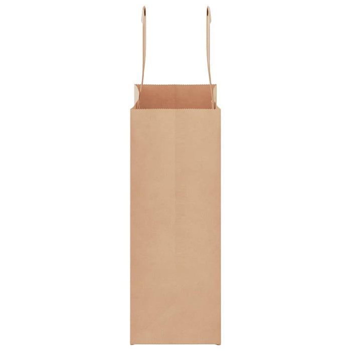 Pungi de hârtie 50 buc cu mânere maro 18x8x22 cm - WALTI WALTI