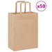 Pungi de hârtie 50 buc cu mânere maro 21x11x28 cm - WALTI WALTI