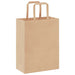 Pungi de hârtie 50 buc cu mânere maro 21x11x28 cm - WALTI WALTI