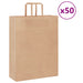 Pungi de hârtie 50 buc cu mânere maro 32x12x42 cm - WALTI WALTI
