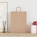 Pungi de hârtie 50 buc cu mânere maro 32x12x42 cm - WALTI WALTI