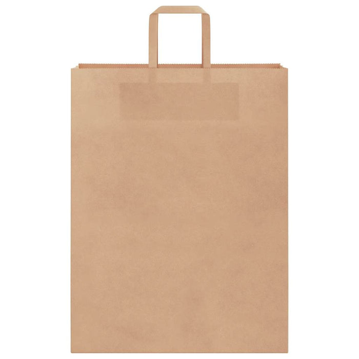 Pungi de hârtie 50 buc cu mânere maro 32x12x42 cm - WALTI WALTI
