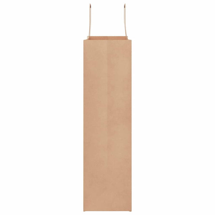 Pungi de hârtie 50 buc cu mânere maro 32x12x42 cm - WALTI WALTI