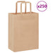 Pungi de hârtie 250 buc cu mânere maro 21x11x28 cm - WALTI WALTI