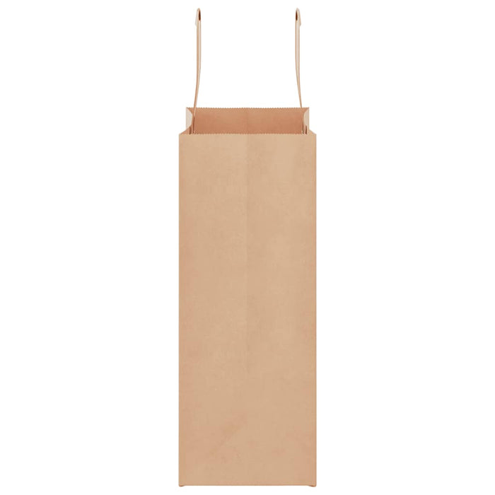 Pungi de hârtie 250 buc cu mânere maro 21x11x28 cm - WALTI WALTI