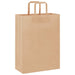 Pungi de hârtie 250 buc cu mânere maro 26x12x35 cm - WALTI WALTI