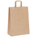 Pungi de hârtie 250 buc cu mânere maro 26x12x35 cm - WALTI WALTI