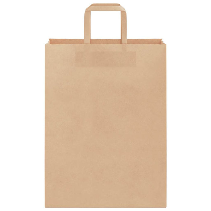 Pungi de hârtie 250 buc cu mânere maro 26x12x35 cm - WALTI WALTI