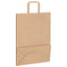 Pungi de hârtie 250 buc cu mânere maro 26x12x35 cm - WALTI WALTI