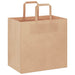 Pungi de hârtie 250 buc cu mânere maro 26x17x25 cm - WALTI WALTI