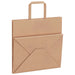 Pungi de hârtie 250 buc cu mânere maro 26x17x25 cm - WALTI WALTI