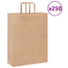 Pungi de hârtie 250 buc cu mânere maro 32x12x42 cm - WALTI WALTI