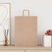 Pungi de hârtie 250 buc cu mânere maro 32x12x42 cm - WALTI WALTI